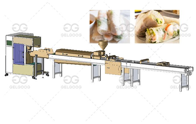 Vietnamese Rice Paper Spring Roll Machine Multiple models