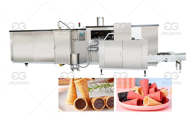 GG-DCL55 Mini Chocolate Cone Production Line Customizable