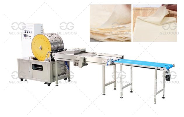 Commercial Lumpia Wrapper Making Machine Stainless Steel