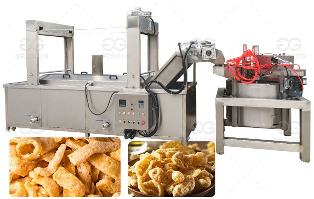 Electric Pork Crackling Frying Machine Line