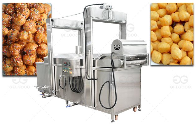 Struffoli Frying Machine for Continuous