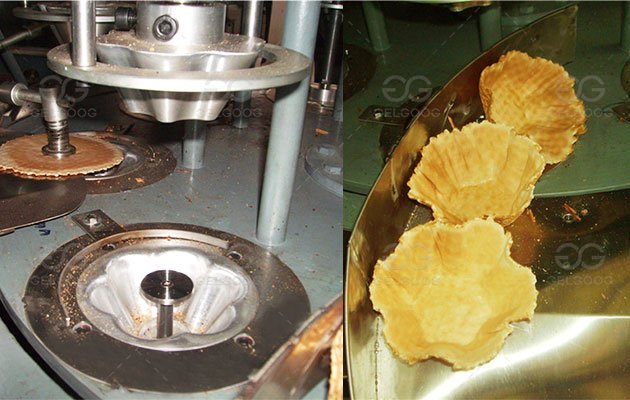 Machinery for Making Waffle Bowls