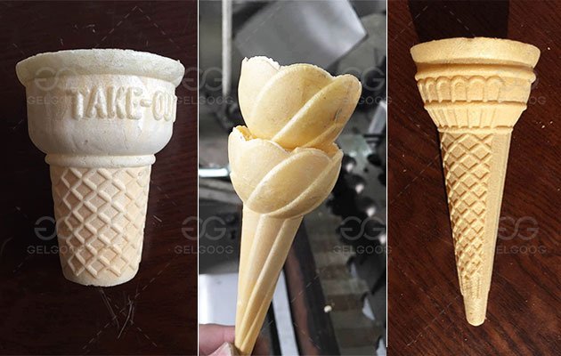 Machine For Ice Cream Cone Types Making