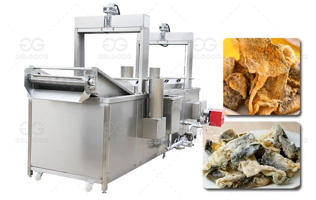 Electric Fish Skin Frying Machine