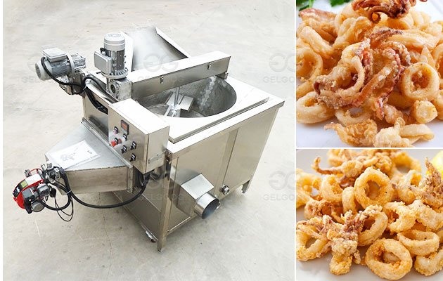 Squid Rings Fryer Machine Manufacturer