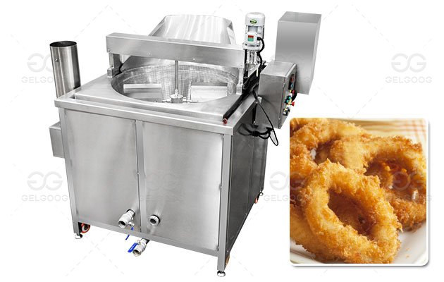 Industrial Calamari Rings Frying Machine