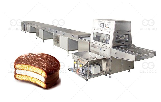 Biscuit Chocolate Enrobing Machine For Sale