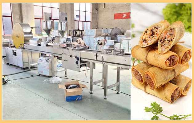 Automatic Spring Roll Making Machine