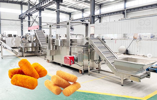 Automatic Frying Machine for Potato Croquette