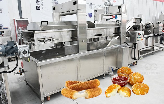 Mozzarella Bites Frying Machine Price