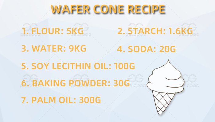 Wafer Ice Cream Cone Making Machine