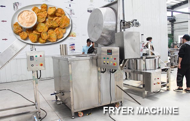 Fried Pickles Fryer Machine For Sale