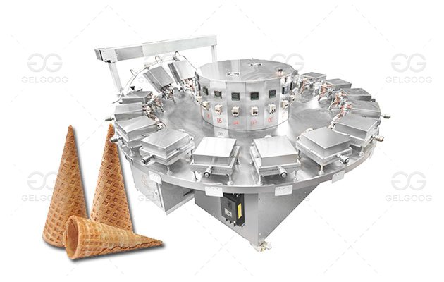 Sugar Cone Baker Machine