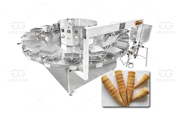 Ice Cream Waffle Cone Machine