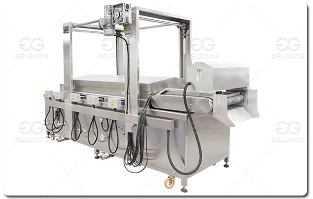 Continuous Snack Frying Machine