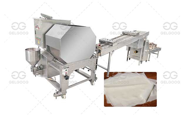 Spring Roll Skin Machine