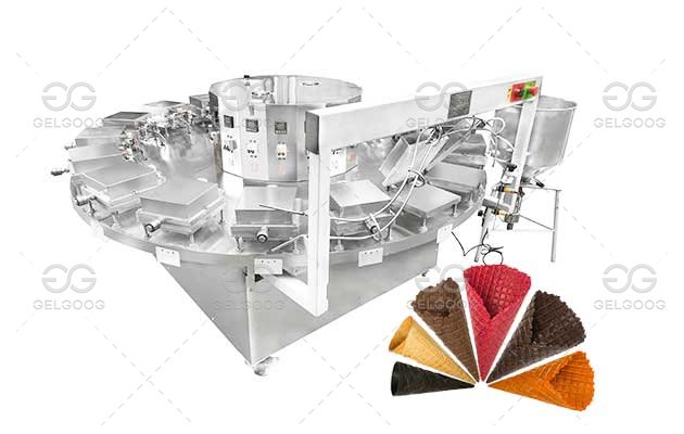 Gas Ice Cream Cone Machine