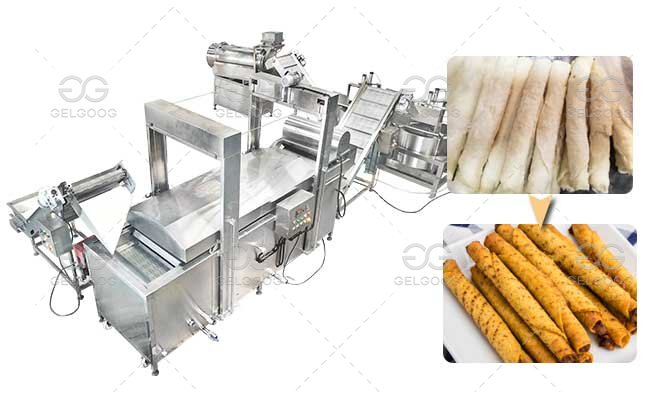 Frozen Taquitos Frying Machine